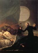 Francisco Goya St Francis Borja at the Deathbed of an Impenitent oil painting reproduction